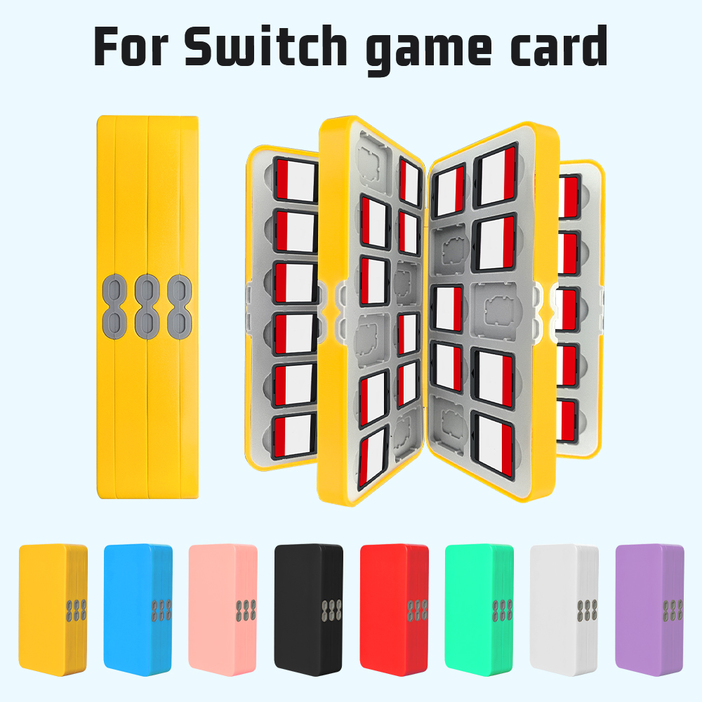 Party Games Nintendo - Switch 1/2ゲームカードに適した72-in-1収納ボックス