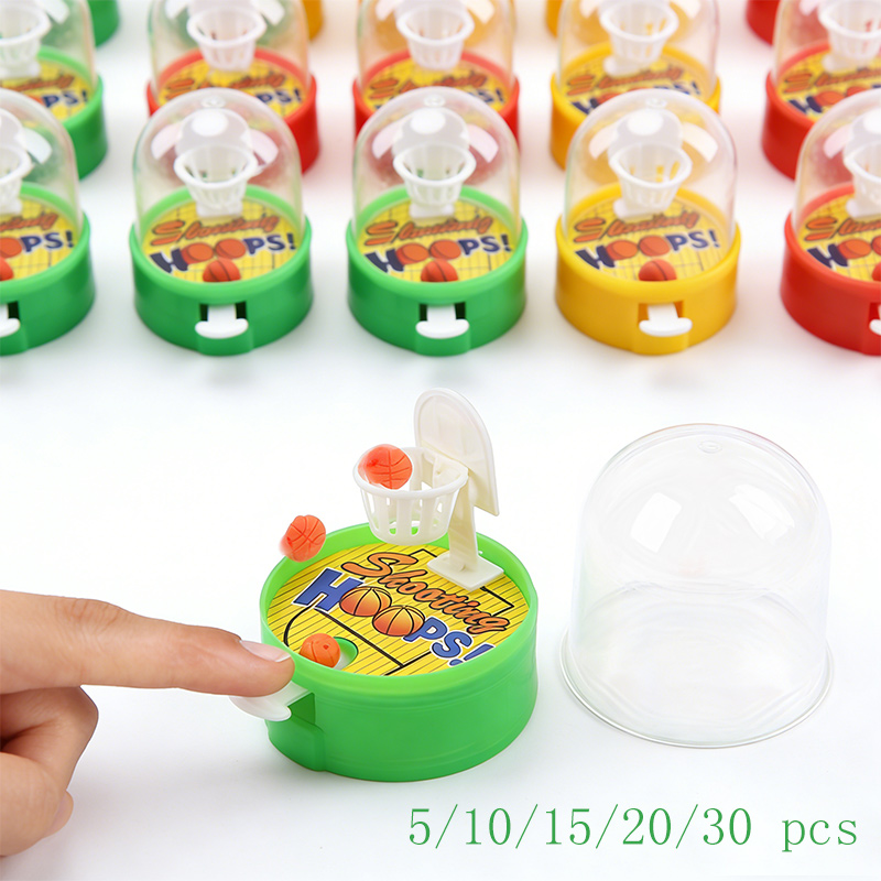 Party Games No Supplies - 5/10/15/20/30 個デスクトップフィンガーバスケットボールシューティングおもちゃミニスポーツパーティーゲームおもちゃ男の子子供の誕生日記念品用品