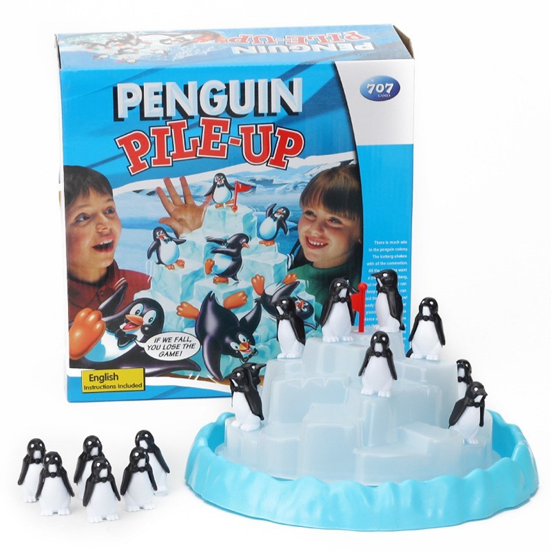 Party Games Adult Birthday - 氷山積み重ねペンギンバランスおもちゃボードゲームパズルおもちゃ早期教育集会パーティーゲーム小道具子供のための誕生日プレゼント