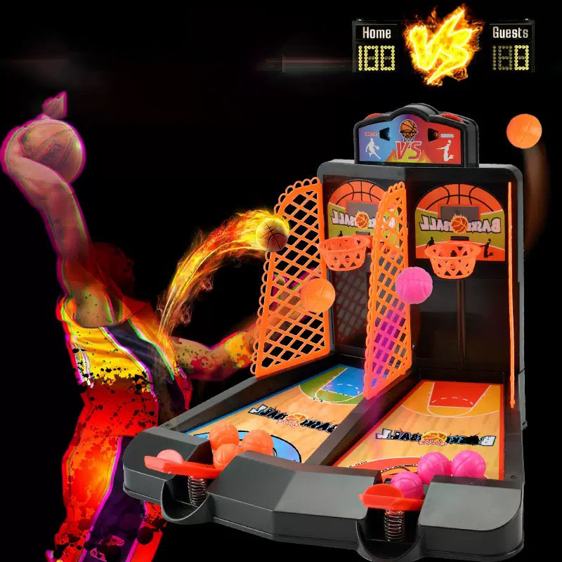 Party Games Classic - ミニバスケットボール楽しいカーニバルクラシックアーケードフィンガーエジェクトデスクトップバスケットボール抗ストレス斬新なおもちゃパーティーゲーム
