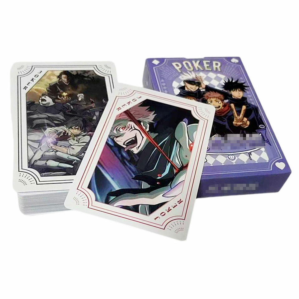 Party Games Kids Indoor - 呪術廻戦ポーカーカードボードゲームアニメ伊達院悠司子供子供のおもちゃ子供用おもちゃデッキカードゲームセット恵々々寿る