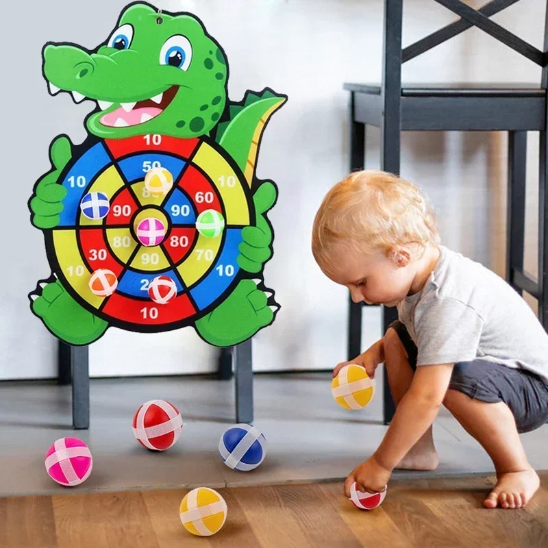 Party Games Kids Indoor - 教育ゲームダーツボードスティッキーボールダーツ子供のおもちゃ子供モンテッソーリゲーム屋内スポーツ子供のためのモンテッソーリおもちゃギフト