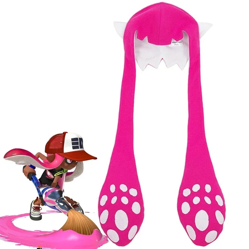 Party Games Animals - プレミアム衣装ゲーム スプラトゥーン2 インクリング（イカ）コスプレ かわいい帽子 冬用バラクラバ ハロウィンパーティー