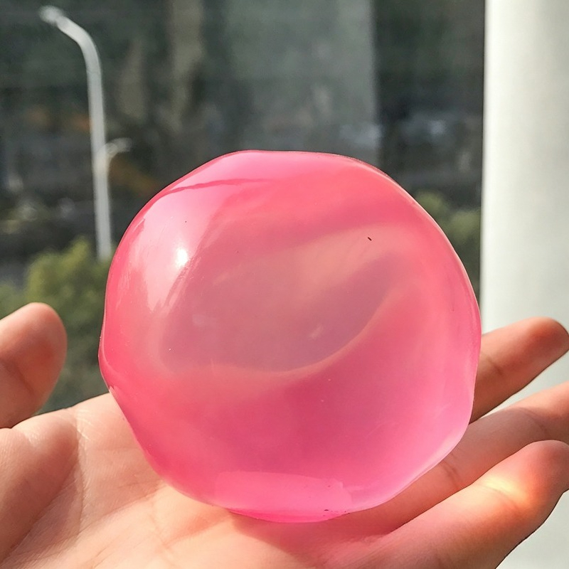 Party Games Adults Funny - 成形可能なストレスボール ココナッツオイル スクイーズ玩具 透明マルトース フィジェットトイ 面白い抗ストレス感覚玩具