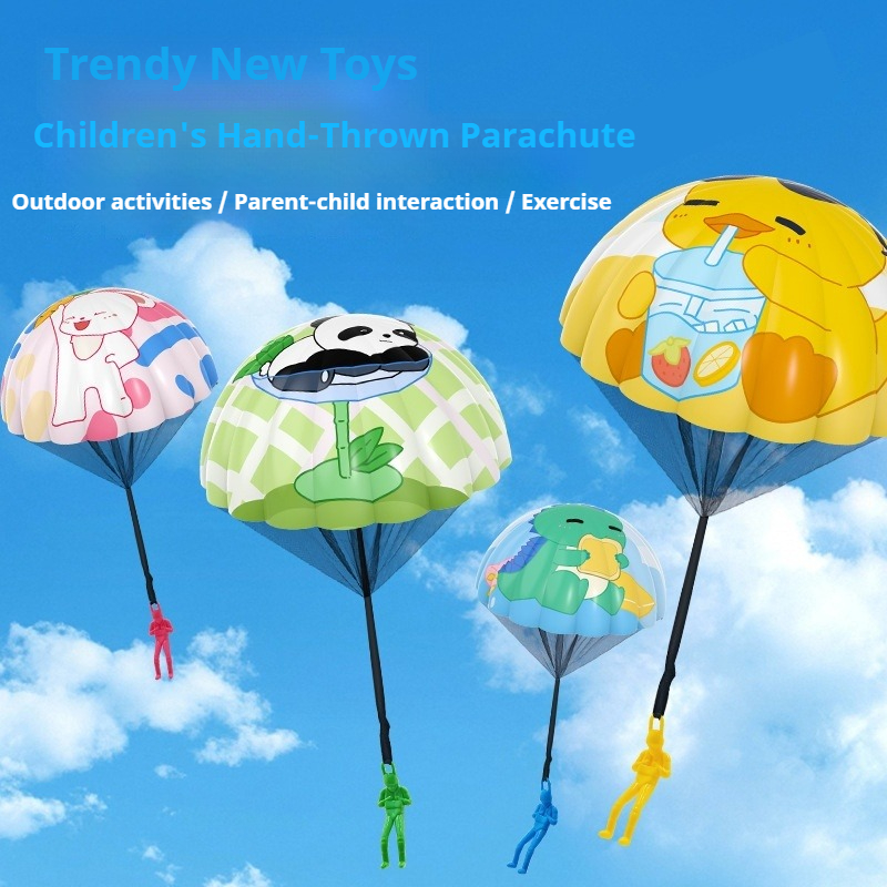 子供用パラシュートアウトドアスポーツ手投げ公園玩具エアドロッ - Party Games Kids Indoor のレビューと価格