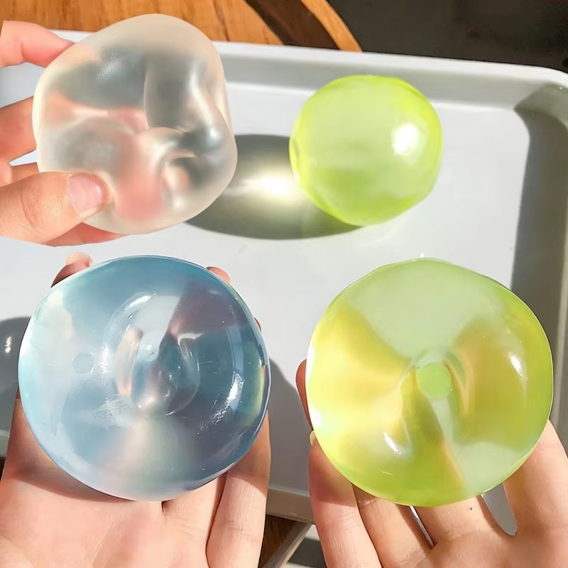 もちもちとした弾力性のあるもちもち感覚玩具、透明なココナッツ - Party Games Adults Funny のレビューと価格