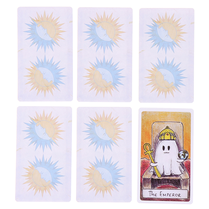 かわいいゴーストタロットデッキおもちゃセットタロットデッキオ - Party Games Adult Birthday のレビューと価格