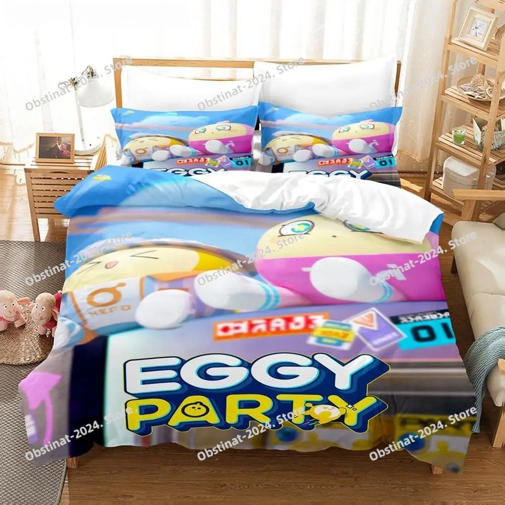 ホームテキスタイル エギーパーティー寝具セット 枕カバー シ - Party Games Classic のレビューと価格