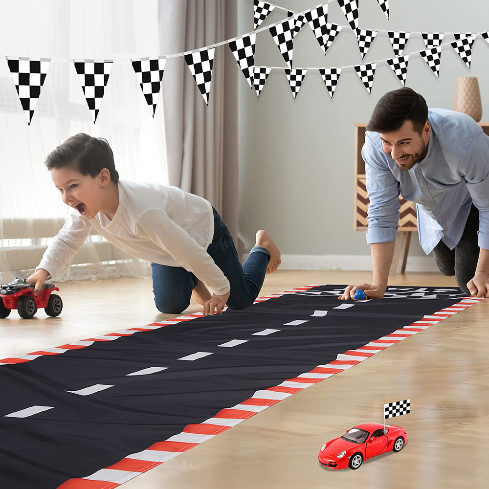 長いレーシングカー,フロアマット,レーシングカー,トラック, - Party Games No Supplies のレビューと価格