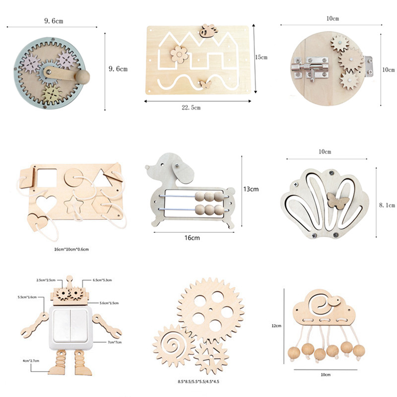 早期教育用モンテッソーリ感覚玩具,ボード,DIYアクセサリー - Party Games Kids Indoor のレビューと価格