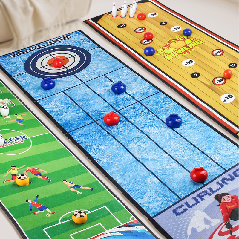 子供向けインタラクティブ社交カーリングサッカーボードゲーム、 - Party Games Kids Indoor のレビューと価格