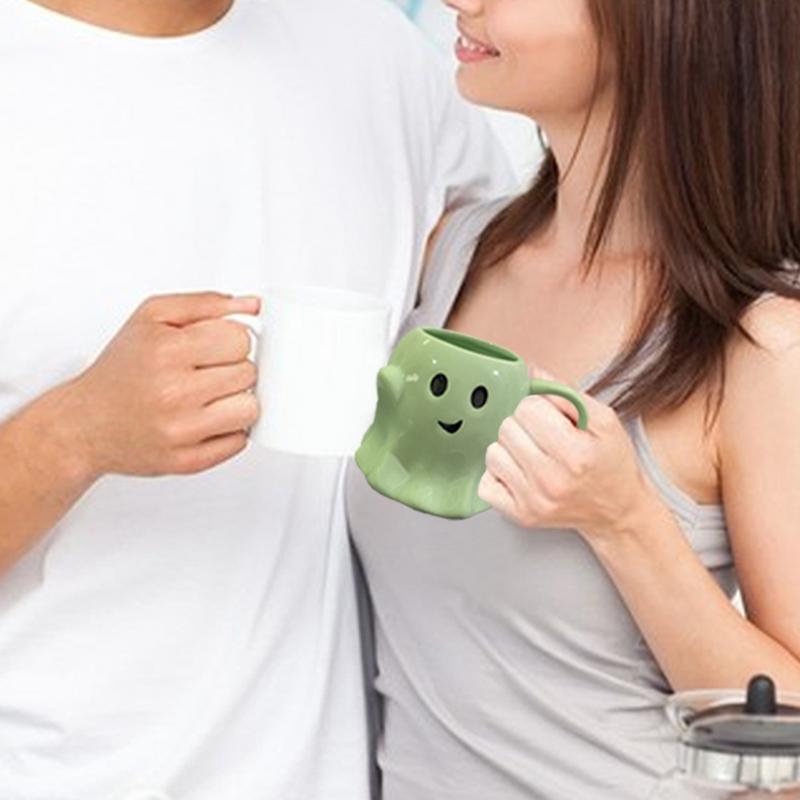 ハロウィンマグカップ 440ml ゴースト型マグカップ ドリ - Party Games College のレビューと価格