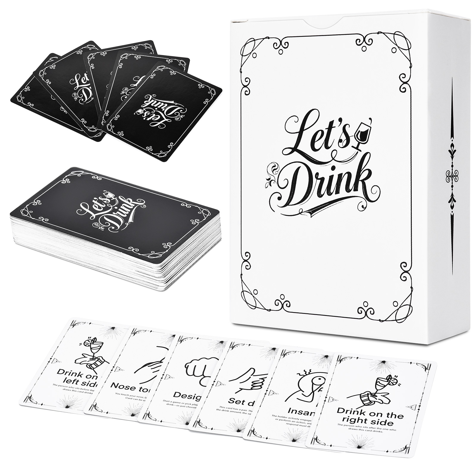 大人向け飲酒ゲームカード – 飲酒ゲーム、大学パーティー、ゲ - Party Games College のレビューと価格