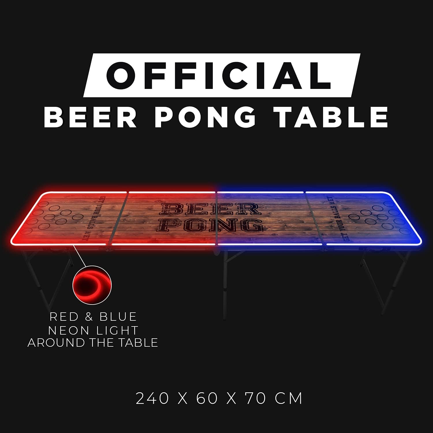 パーティー用飲酒ゲーム カスタムLED折りたたみ式ポータブル - Party Games College のレビューと価格