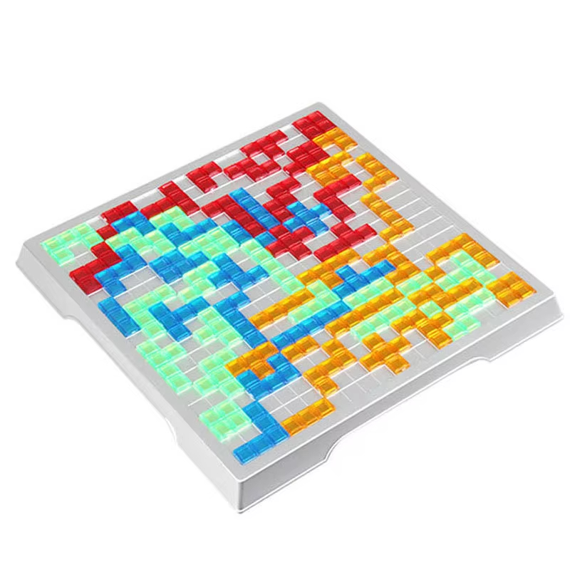 子供知的パズル戦略ボード知育玩具色の正方形ゲームキッズファミ - Party Games Kids Indoor のレビューと価格