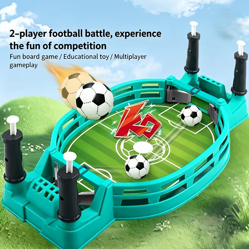 2人用卓上サッカーゲーム、ミニデスクトップフットボールバトル - Party Games Kids Indoor のレビューと価格