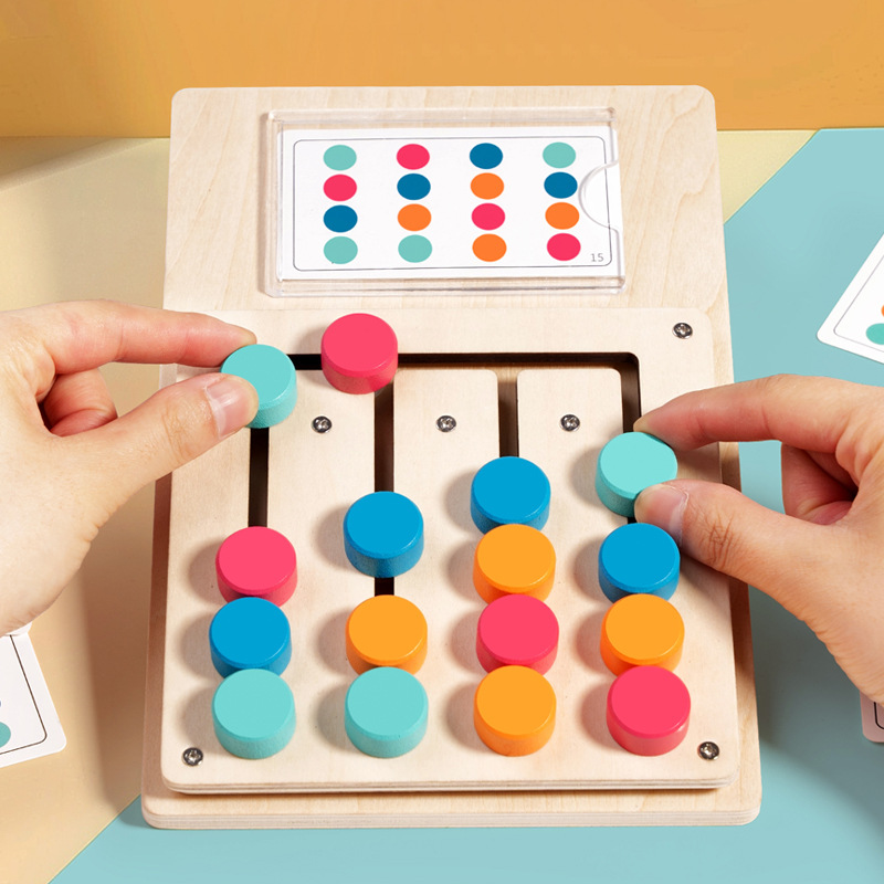 子供向けモンテッソーリ色形マッチング認知学習ボード 論理的思 - Party Games Kids Indoor のレビューと価格