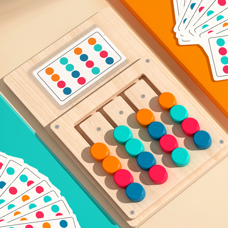 子供向けモンテッソーリ色形マッチング認知学習ボード 論理的思 - Party Games Kids Indoor のレビューと価格